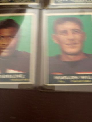 1961 Topps Football 5,  13,  17,  80,  81,  86 EXMINT Book $15 3