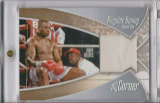 2010 Ringside Boxing Larry Holmes Imc4 Silver Relic Worn Trunks /40 Round 1