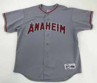 Majestic Anaheim Angels Jersey Size Medium California Angels Jersey Size Xl -