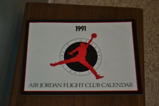 Michael Jordan - 1991 Air Jordan Flight Club Calendar / Wheaties Cereal Giveaway