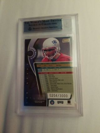 2000 PLAYOFF Tom Brady Absolute Rookie Card RC /3000 BGS 8.  5 GRADED INVESTMENT 4