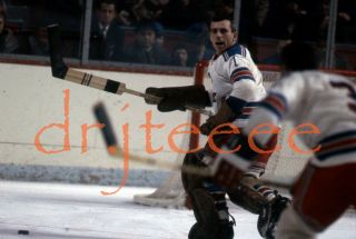 1966 Ed Giacomin York Rangers - 35mm Hockey Slide