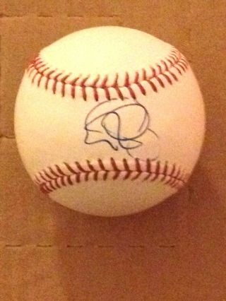 Tony Wolters Autograph Official Major League Baseball Cleveland Colorado Omlb