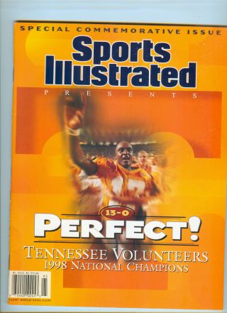 Sports Illustrated 1999 Tennessee Vols 1998 National Champions Commemorative