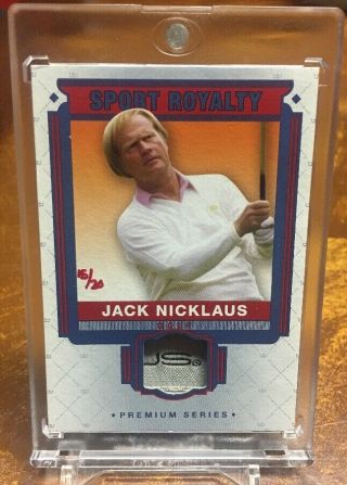 Jack Nicklaus 2014 Ud Goodwin Champions Sport Royalty Premium Series Patch Tag
