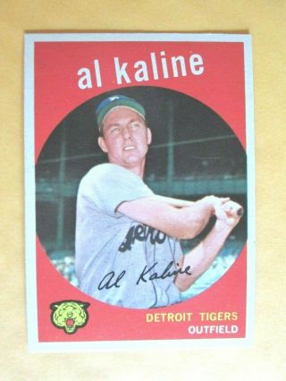 1959 Topps Baseball Card Set Break - 360 Al Kaline (ex - Mt)