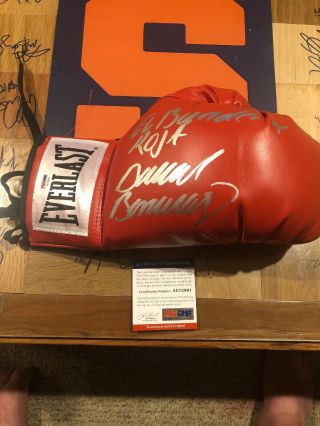 David Benavidez Signed Autograph Boxing Glove Psa Dna Wbc Champ