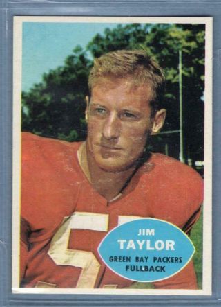 1960 Topps 52 Jim Taylor (hof) Nm Go131