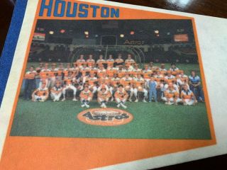 1970s / 1980s Houston Astros MLB Pennant - Team Picture in Astrodome 2