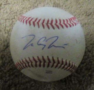 Detroit Tigers Matt Manning Hand Signed Autographed Game Baseball (proof) Rc