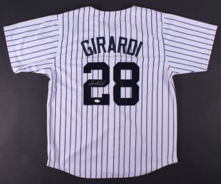 Joe Girardi Signed Yankees Jersey (jsa) Pinstripped York Manager Jersey