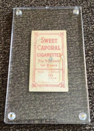 1909 T206 HUGH JENNINGS Sweet Caporal 350/30 One Hand Tobacco Card 2