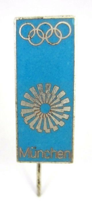 1972 MUNICH MÜNCHEN OLYMPIC GAMES OFFICIAL OLYMPIC PIN BADGE LOGO OLYMPIAD 3