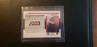 2000 Score Tom Brady 316.  Rookie Card.  Gradeable On 5