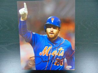 " Ny Mets " Daniel Murphy Signed 8x10 Color Photo