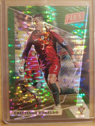 Cristiano Ronaldo 2018 The National Vip Gold Pack Green Card ’d 2/5 Portugal
