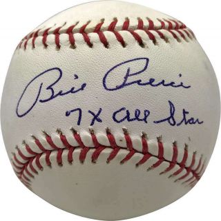 Billy Pierce Signed Autographed 7x All Star Oml Baseball Beckett Bas