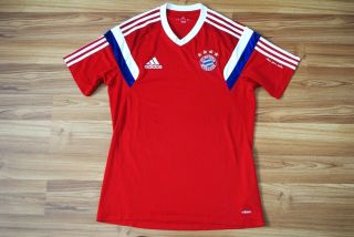 Bayern Munich Training Football Shirt Jersey 2014 - 2015 Adidas Adizero Sz Medium
