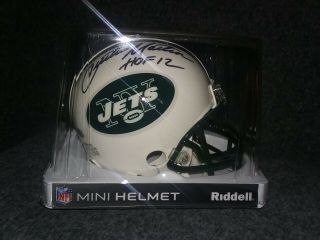 Autographed Mini Helmet (signed By Curtis Martin)