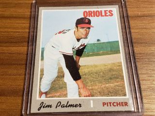 1970 Topps 449 Jim Palmer Baltimore Orioles Exnm,
