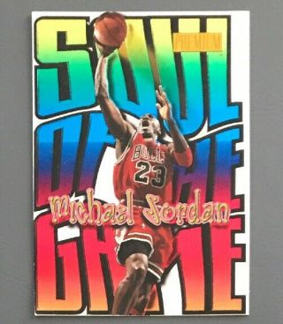 1998 - 99 Skybox Premium Soul Of The Game Michael Jordan 1