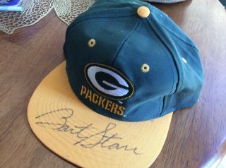 BART STARR HOF AUTOGRAPHED SIGNED GREEN BAY PACKERS NFL HAT 4