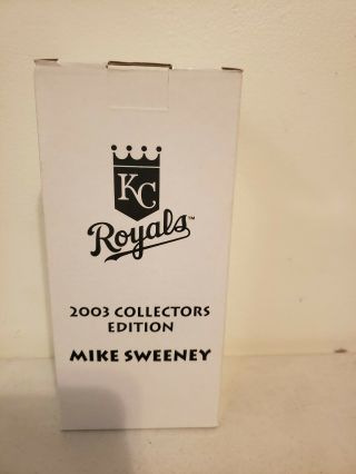 2003 Mike Sweeney Kansas City Royals Bobblehead Mlb Baseball Sga Box