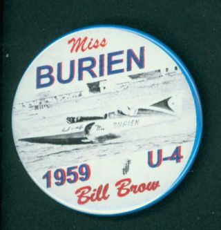 Miss Burien Bill Brow Hydroplane Regatta Boat Racing Race Speed Gold Cup