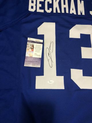 Odell Beckham Jr Autographed Signed Jersey NY Giants JSA 2