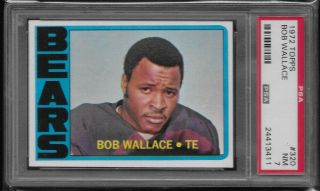 1972 Topps Football Bob Wallace 320 Nrmt Psa Graded Low
