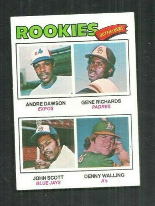 1977 Topps 473 Andre Dawson Rookie Card / Hof - Sharp Nm - Mt