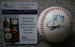 Giancarlo Stanton Ny Yankees Signed Autographed Game M.  L.  Baseball Jsa