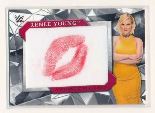 Renee Young 2017 Topps Wwe Road To Wrestlemania Kiss Card 96/99 Jane Paquette