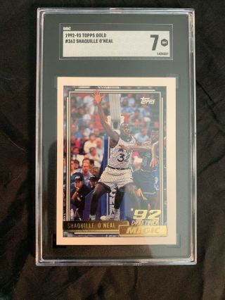 1992 - 93 Topps Gold 362 Shaquille O 