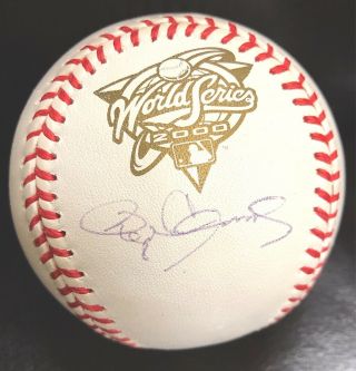 Roger Clemens Signed Autograph Auto Rawlings 2000 World Series Baseball Jsa