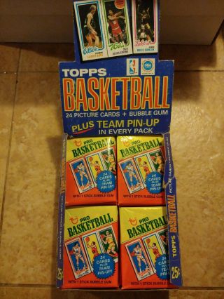 1980 - 81 Topps Pack Possible Bird Magic Rc? 1 Pack From Box