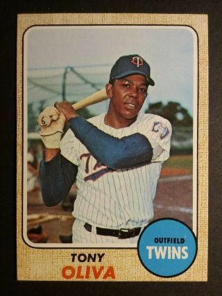 1968 Topps Baseball 165 Tony Oliva Twins Nearmint