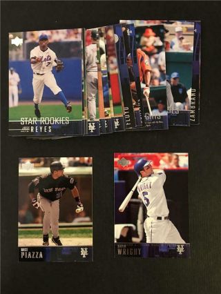 2004 Upper Deck York Mets Team Set 23 Cards