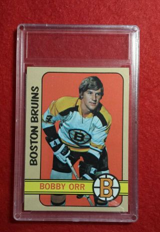 Bobby Orr 1972 - 73 Topps 100 Boston Bruins Card