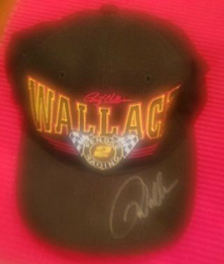 Rusty Wallace Autographed Hat Cap Nascar