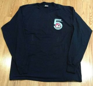 Portland Pirates Hockey 5th Anniversary Black Long Sleeve Shirt Logo Xl Ahl