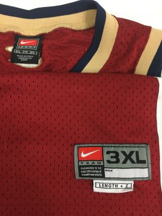 Vintage Lebron James 23 Cleveland Cavaliers NBA Nike Jersey Size 3XL 2
