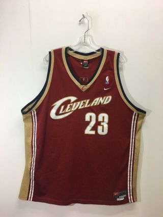 Vintage Lebron James 23 Cleveland Cavaliers NBA Nike Jersey Size 3XL 4