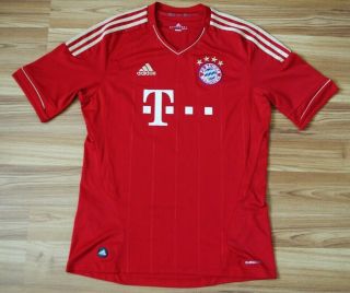 Size M Bayern Munich Home Football Shirt Jersey 2011/2012 Trikot Mens Adidas