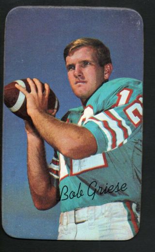 1970 Topps Football Card 35 Bob Griese - Miami Dolphins