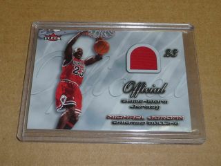 2006/07 Fleer Michael Jordan Game Jersey Bulls Ml - 8 K1024