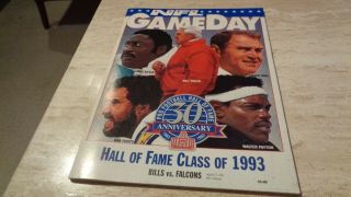 8/27/93 Atlanta Falcons @ Buffalo Bills Nfl Pre - Season Football Program