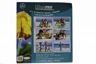 Ultra Pro 3 - Hole Photo Page for 4 by 6 - Inch Prints,  10 - Pack 2