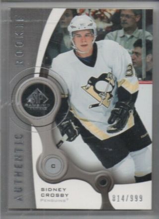 Sidney Crosby 2005 - 06 Upper Deck Sp Game Rookie Rc /999