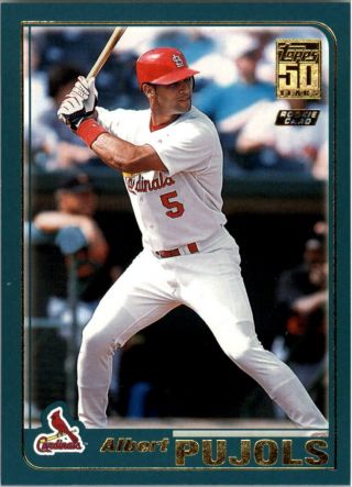 2001 Topps Traded T247 Albert Pujols Rc - St.  Louis Cardinals